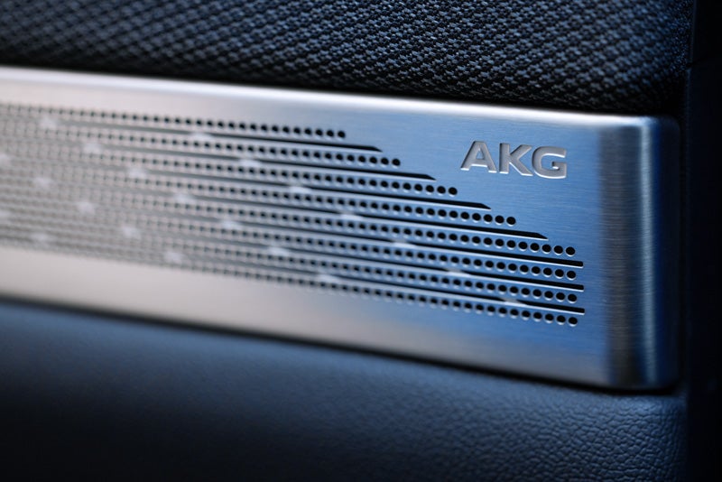Close-up View of the AKG Studio Audio Speaker | Cadillac of Greenwich in Greenwich CT